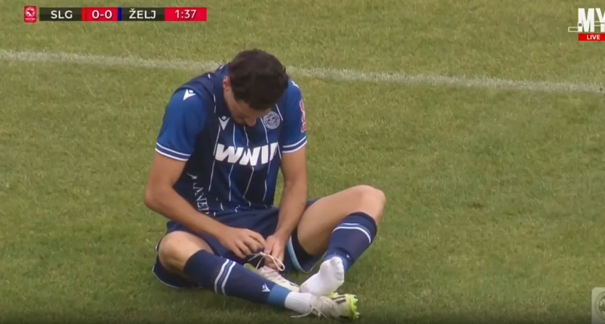 Osmanović bez kopačke/Foto: 