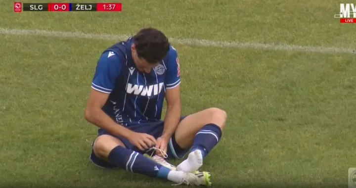 Osmanović bez kopačke/Foto: 