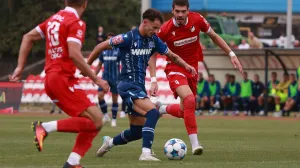 Detalj sa utakmice u Doboju (FK Sloga v FK Željezničar, 30.08.2025) (FOTO: Armin Herić - FKZeljeznicar.ba)/Foto: Adem Catic/fkz.ba