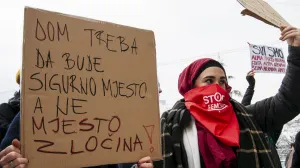 Protest za Almu Kadić/Damir Deljo