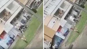 Snimak brutalnog sukoba/Screenshot