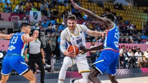 Detalj sa utakmice protiv Italije (FOTO: FIBA)/Foto: 