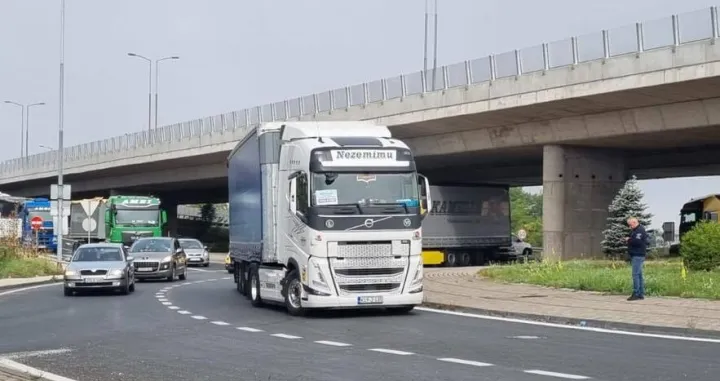 Prevoznici, protest, blokada, saobraćajnice/Teretnjaci.ba