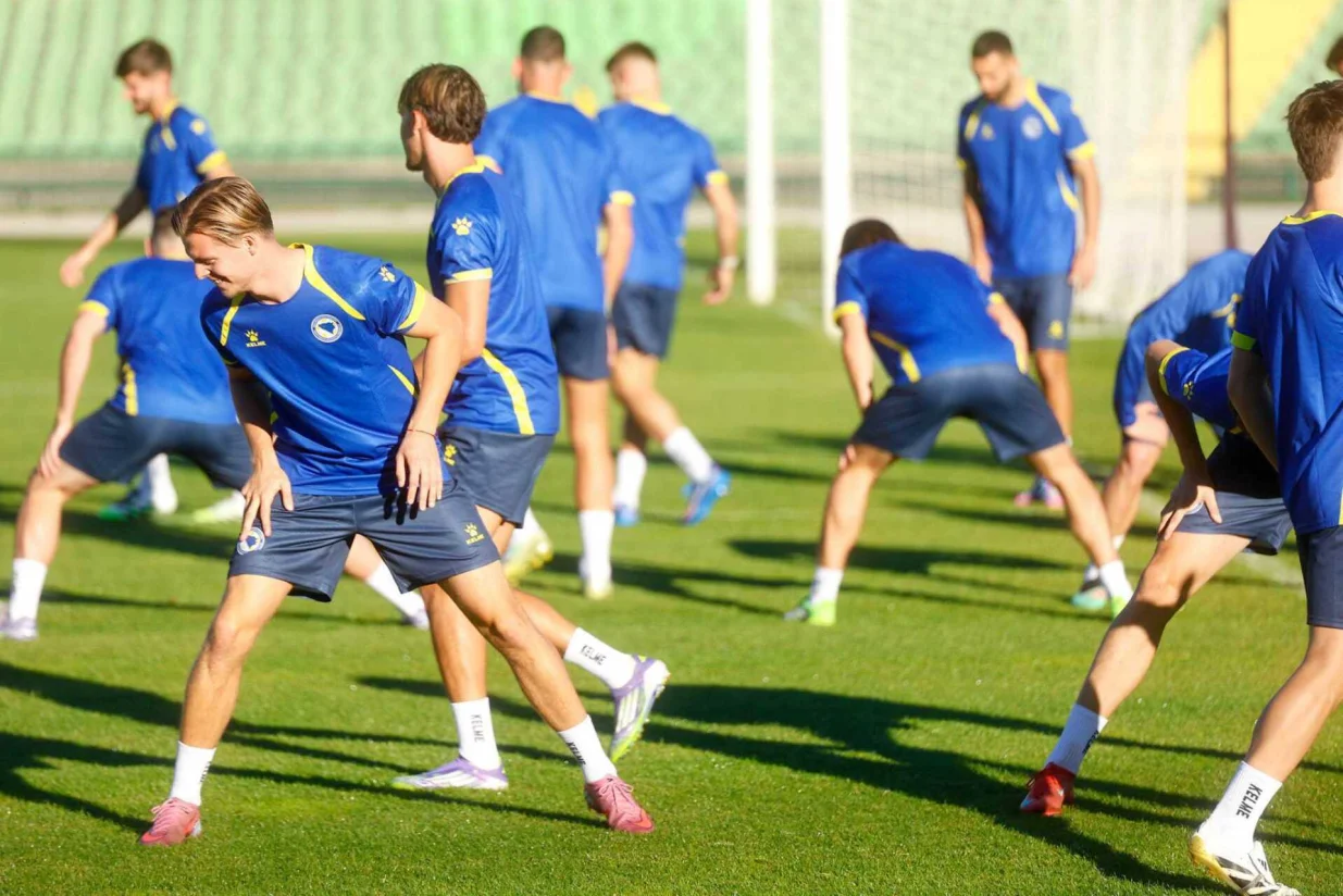 Trening reprezentacije BiH na stadionu Koševo/Foto: 