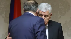 Milorad Dodik i Dragan Ćović/Senad Gubelić