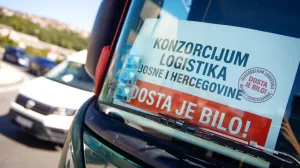 Protest prijevoznika 1. septembra 2025/Damir Deljo