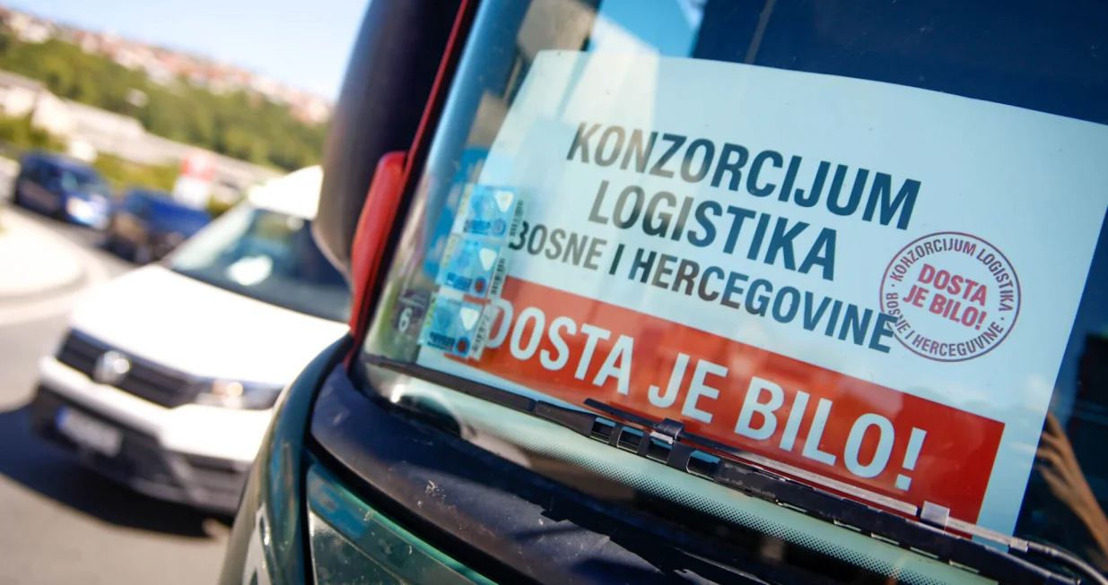 Protest prijevoznika 1. septembra 2025/Damir Deljo