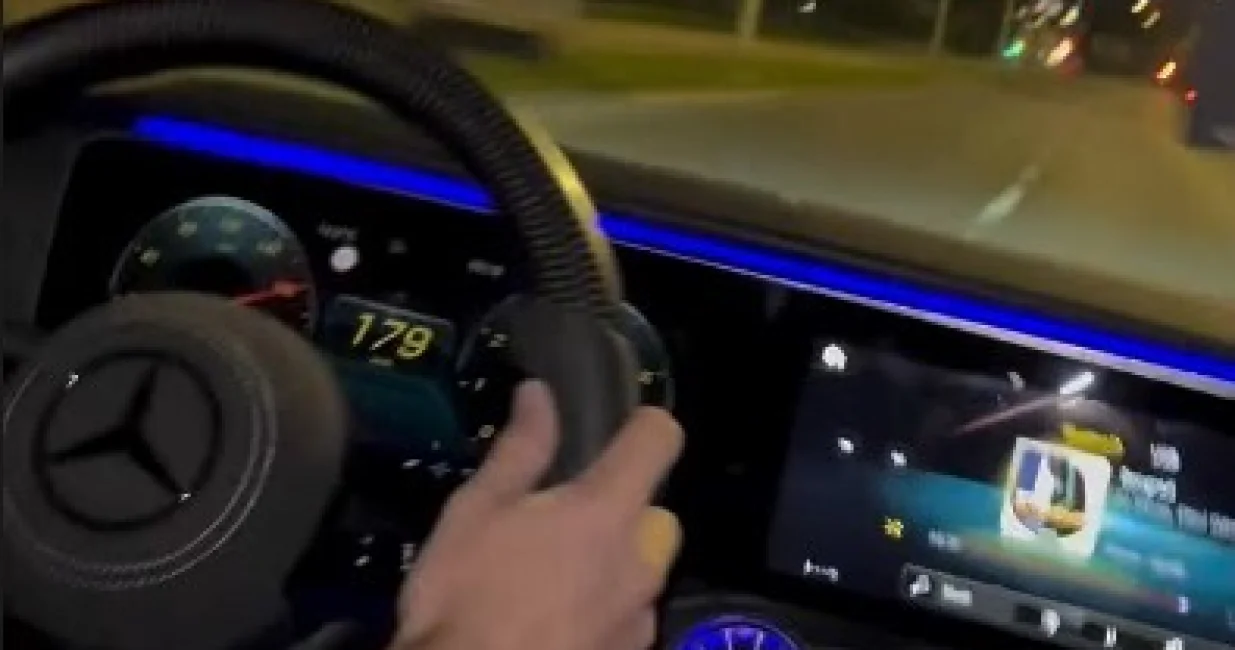 Divljanje kroz Sarajevo, bahata vožnja/Prtsc