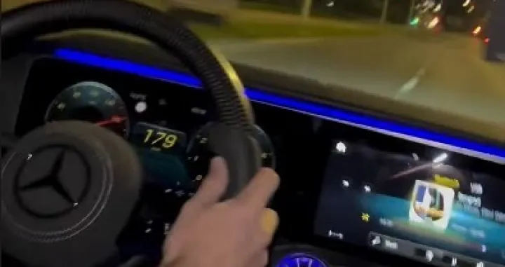 Divljanje kroz Sarajevo, bahata vožnja/Prtsc