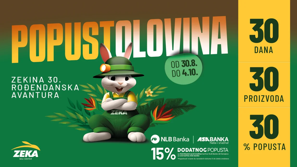 Popustolovina, Zeka baucentri/