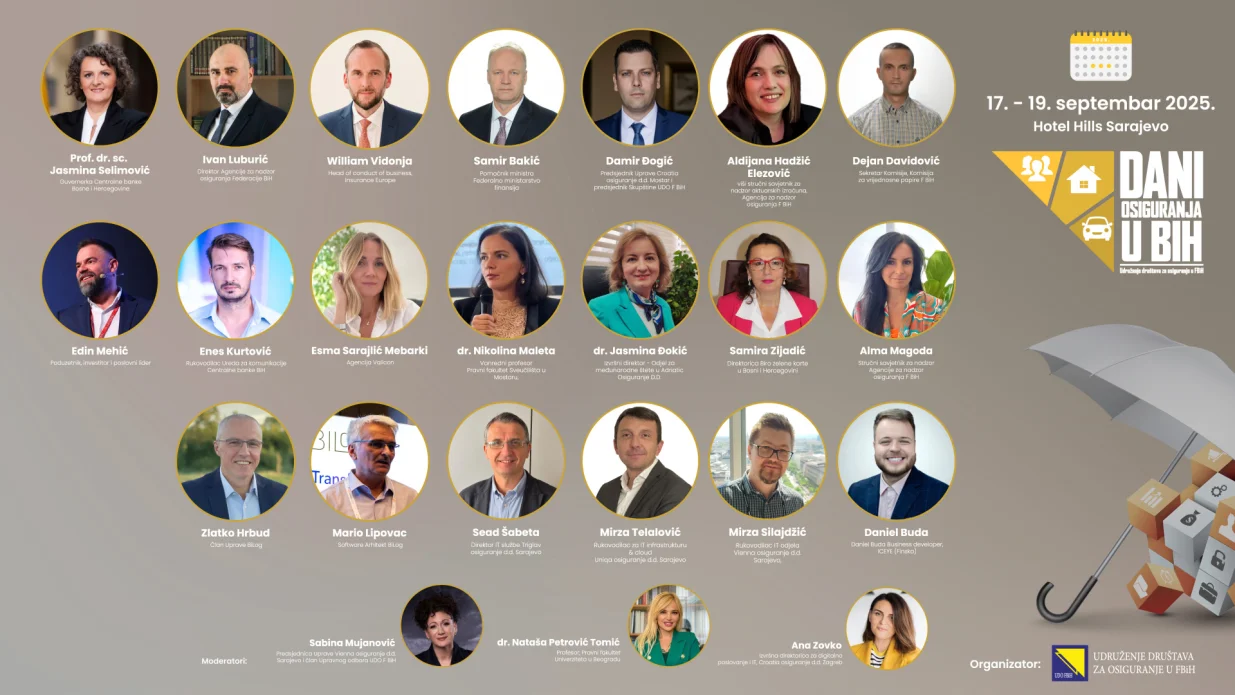 Dani osiguranja BiH 2025, učesnici/