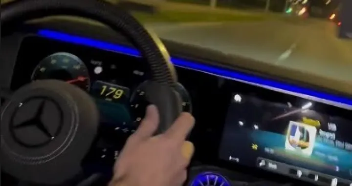 Divljanje kroz Sarajevo, bahata vožnja/Prtsc