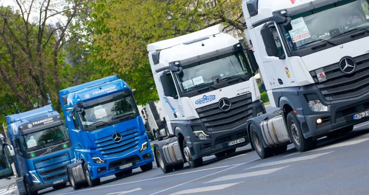 Protestna voznja kamiona prijevoznika i transportnog sektora/Damir Deljo @ Oslobodjenje