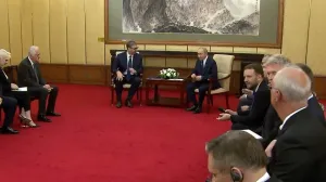 Putin i Vučić su se sastali u Pekingu/Screenshot/