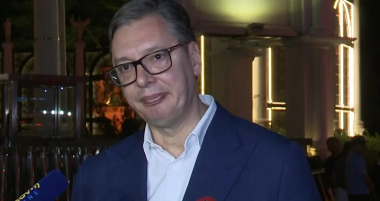 Aleksandar Vučić u Pekingu/Prtsc