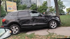 Na Alipašinom Polju sinoć je došlo do saobraćajne nesreće u kojoj je vozač automobila udario u stub ili drvo/Tanja Cerić