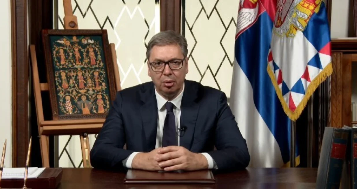Aleksandar Vučić u obraćanju na Instagramu/Aleksandar Vučić