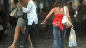 kiša pljuskovi Ilustracija/