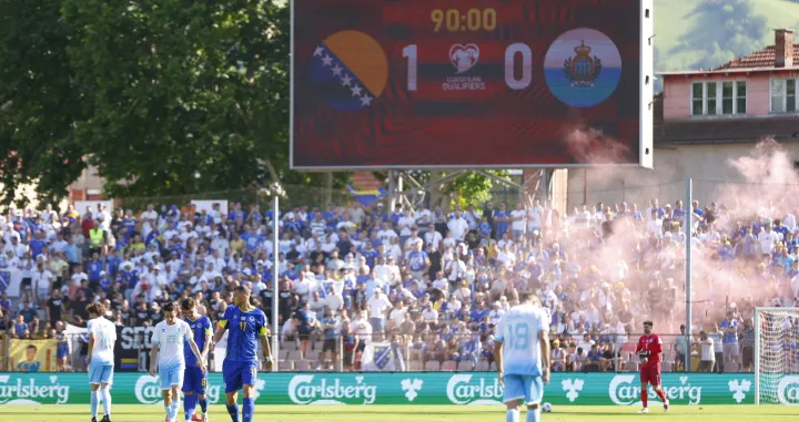 BiH - San Marino (FOTO: Damir Deljo/Oslobođenje)/Foto: Damir Deljo