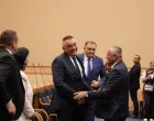 Vlada RS, nelegalna, Savo Minić premijer, polaganje zakletve u NSRS/