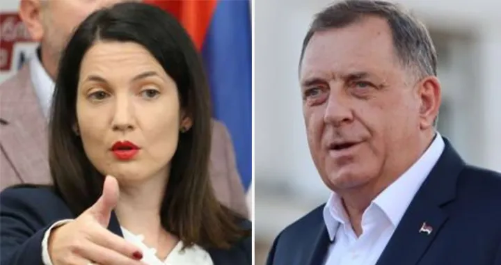 Jelena Trivić i Milorad Dodik/Lejla Sofradžija