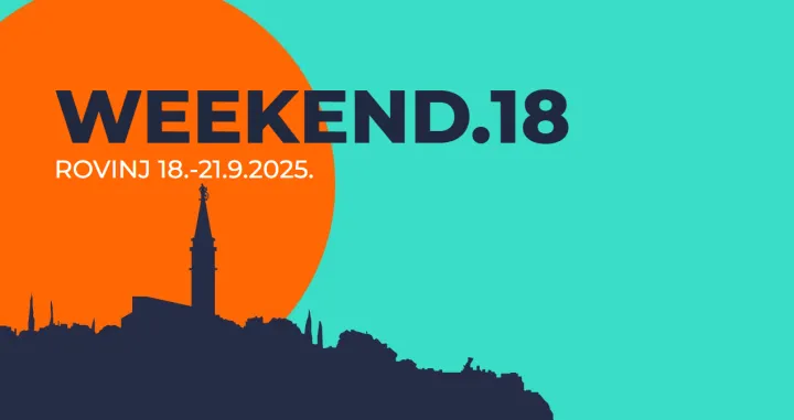 Weekend.18 stiže: Osiguraj svoju kotizaciju prije 3. rujna/