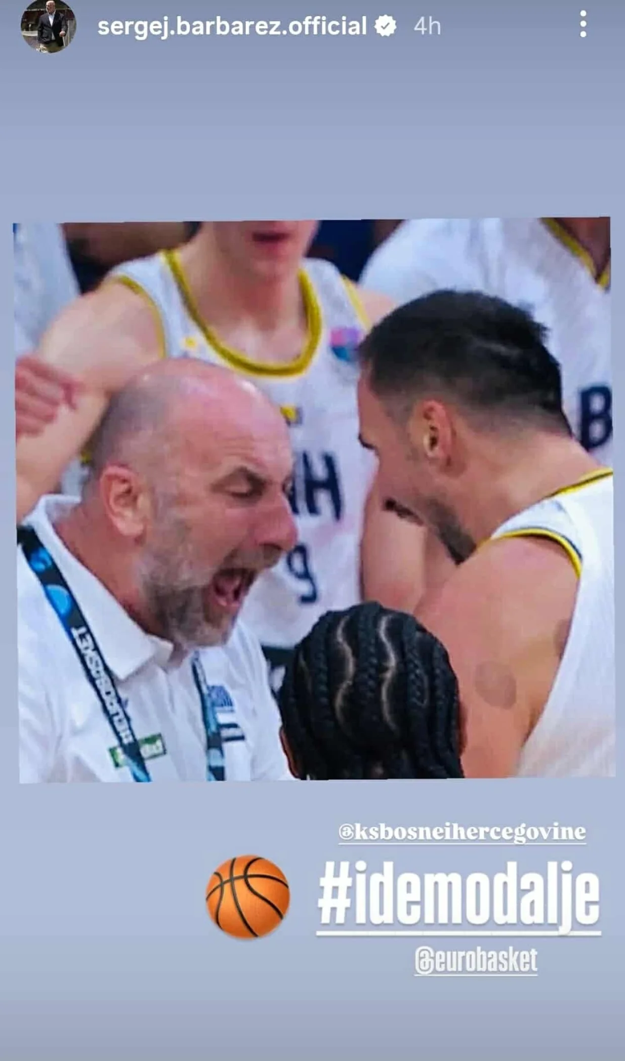 Objava Barbareza na Instagramu/Foto: 