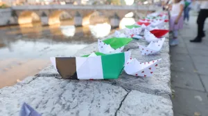 Podrška za gazu bentbaša. Brodovi./Senad Gubelić