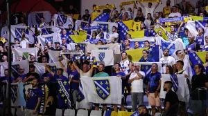 Navijači BiH na utakmici sa Gruzijom/Foto: 