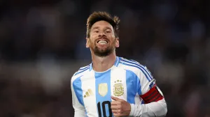 Soccer Football - World Cup - CONMEBOL Qualifiers - Argentina v Venezuela - Estadio Monumental, Buenos Aires, Argentina - September 4, 2025 Argentina's Lionel Messi REUTERS/Agustin Marcarian/Foto: Agustin Marcarian