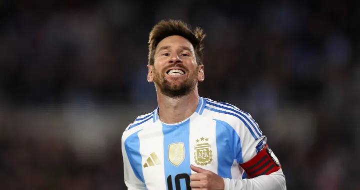 Soccer Football - World Cup - CONMEBOL Qualifiers - Argentina v Venezuela - Estadio Monumental, Buenos Aires, Argentina - September 4, 2025 Argentina's Lionel Messi REUTERS/Agustin Marcarian/Foto: Agustin Marcarian