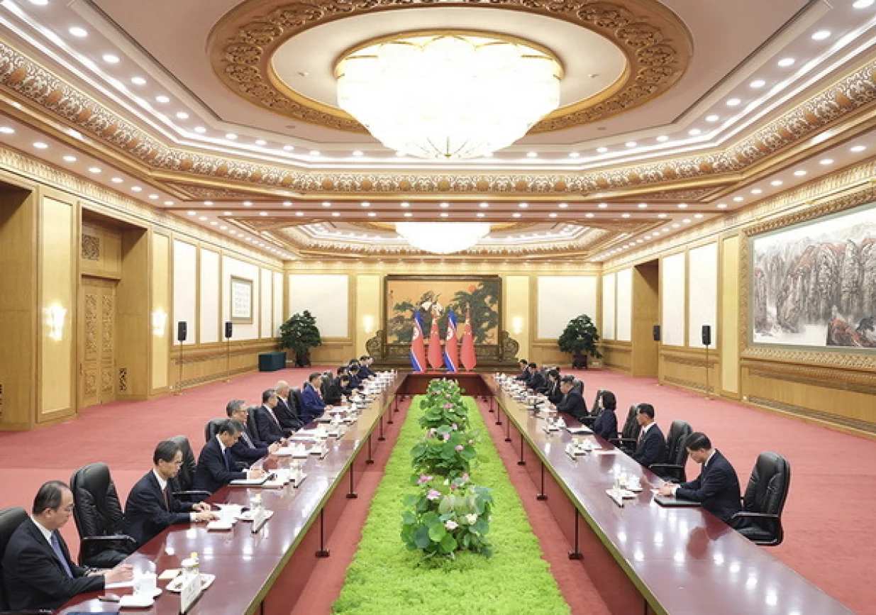 Xi Jingping i Kim Jong Un, sastanak/