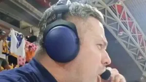 Avdić u transu nakon trojke Robersona i zakucavanja Lazića (FOTO: Screenshot/Instagram)/Foto: 