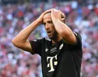 Soccer Football - Friendly Match - Bayern Munich v Tottenham Hotspur - Allianz Arena, Munich, Germany - August 7, 2025 Bayern Munich's Harry Kane reacts REUTERS/Angelika Warmuth/Foto: Angelika Warmuth