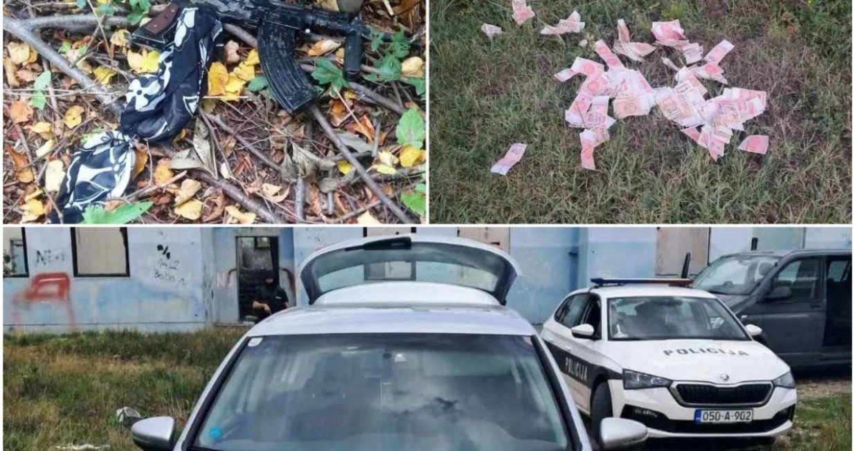 Oduzeti novac, puška i drugi dokazi/MUP TK/