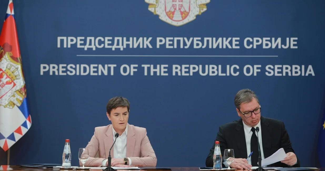 Vučić i Brnabić/Anadolija/Anadolija