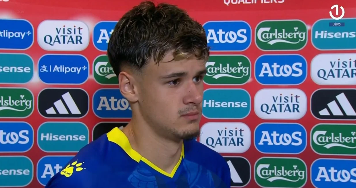 Alajbegović se oglasio nakon debia za Zmajeve (FOTO: BHRT)/Foto: 