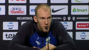 Vrabac nakon poraza od Poljske (FOTO: Screenshot)/Foto: 