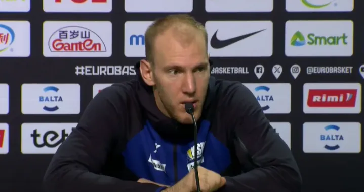 Vrabac nakon poraza od Poljske (FOTO: Screenshot)/Foto: 