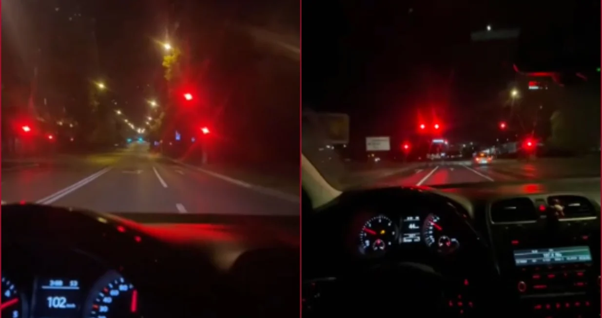 Novi snimak bahate vožnje kroz Sarajevo: Volkswagen jurio 128 km/h i prošao četiri crvena/Screenshot