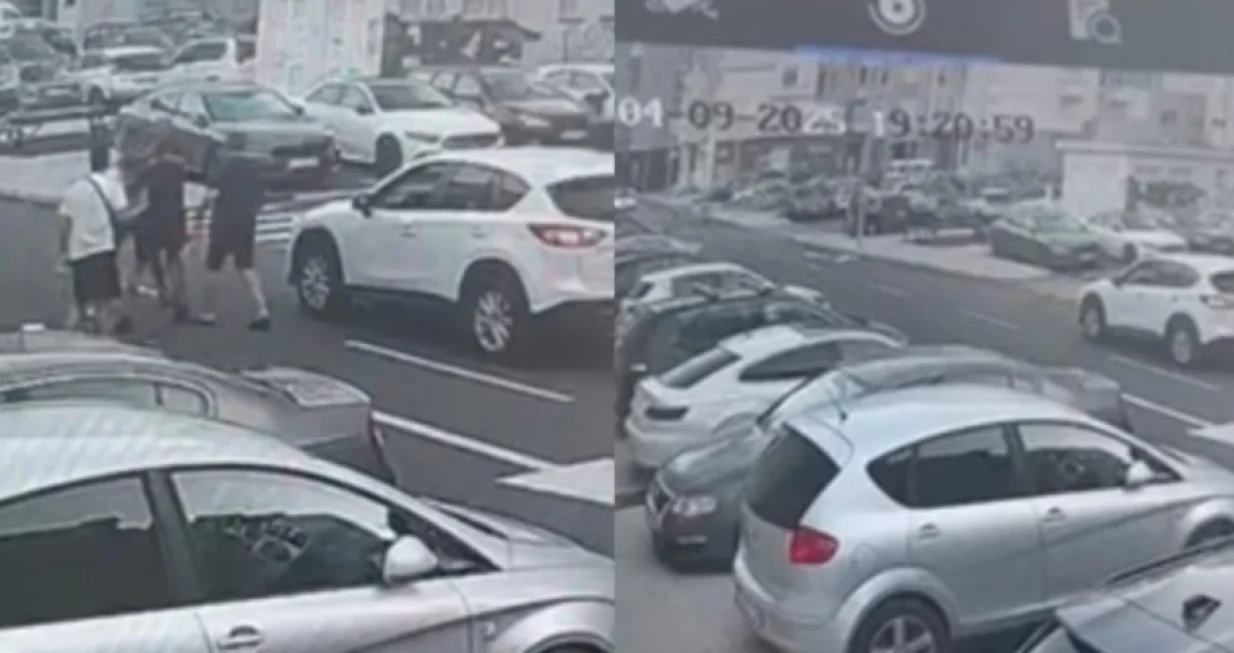 Drama u Mostaru: Otac i sin pretukli mladića nakon sukoba u saobraćaju/Screenshot
