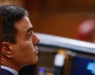 epa10375407 Spanish Prime Minister, Pedro Sanchez, attends a new Spanish Government's Question Time session at Congress of Deputies, in Madrid, Spain, 21 December 2022. The Lower Chamber has to debate and vote again on the bill to reform the embezzlement and sedition laws as the Constitutional Court has blocked the third part of the voted law, the renovation of judges of Constitutional Court whose mandate had already expired, so at least the two other laws are able to continue its passing process at the Upper Chamber. EPA/JUAN CARLOS HIDALGO/Juan Carlos Hidalgo