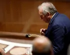 French Prime Minister Francois Bayrou reacts after speaking during a debate before a confidence vote on the budget issue during an extraordinary session at the National Assembly in Paris, France, September 8, 2025. REUTERS/Benoit Tessier  TPX IMAGES OF THE DAY/Benoit Tessier