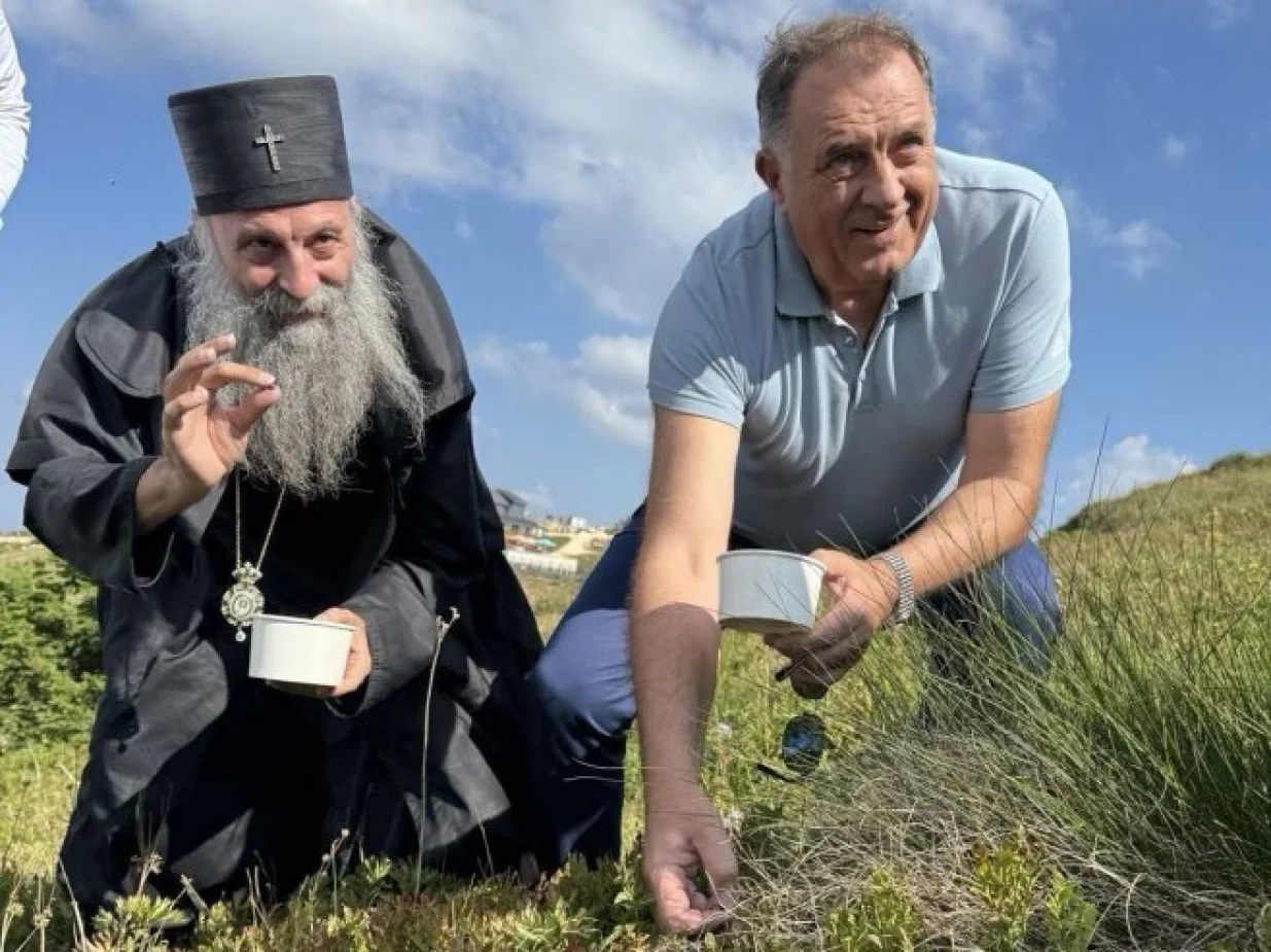 Patrijarh SPC-a Porfirije i Milorad Dodik na Jahorini/X.com