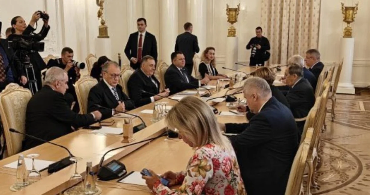 milorad dodik u moskvi, sastao se sa lavrovom/Rtrs