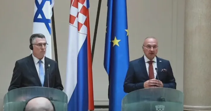 Grlić Radman zahvalio Izraelu na razumijevanju položaja Hrvata u BiH/Screenshot
