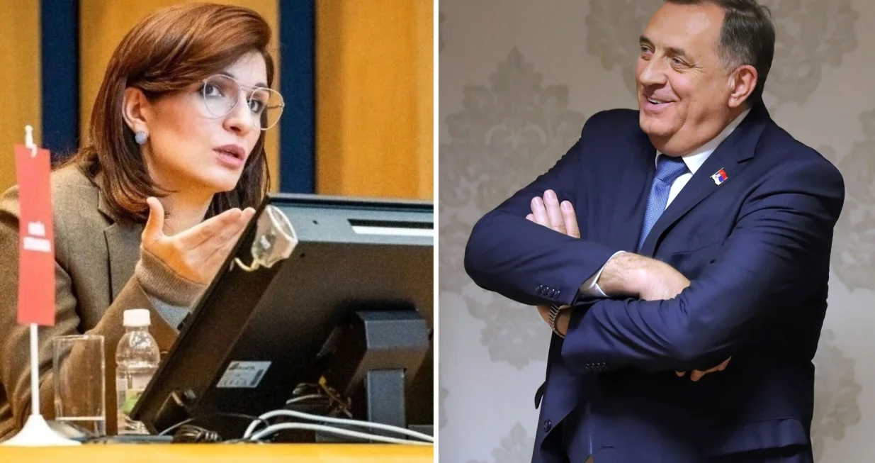 Sabina Ćudić, Milorad Dodik/
