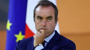 French Defence Minister Sebastien Lecornu attends the MEDEF union summer forum "La Rencontre des Entrepreneurs de France, LaREF" in Paris, France, August 28, 2025. REUTERS/Abdul Saboor/Abdul Saboor