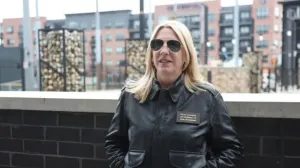 Željka Cvijanović, poklon od Amerikanaca, kožna pilotska jakna/Instagram