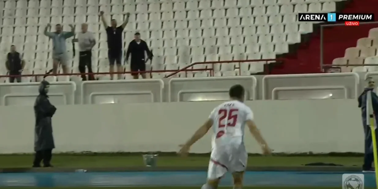 Ćuže pogodio za 1:0/Foto: 